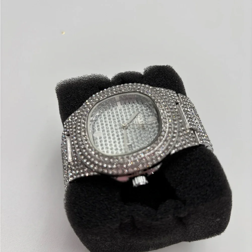 Pin Time Men's Quartz Fashion‎ Watch Rhinestone - Picture 4 of 5